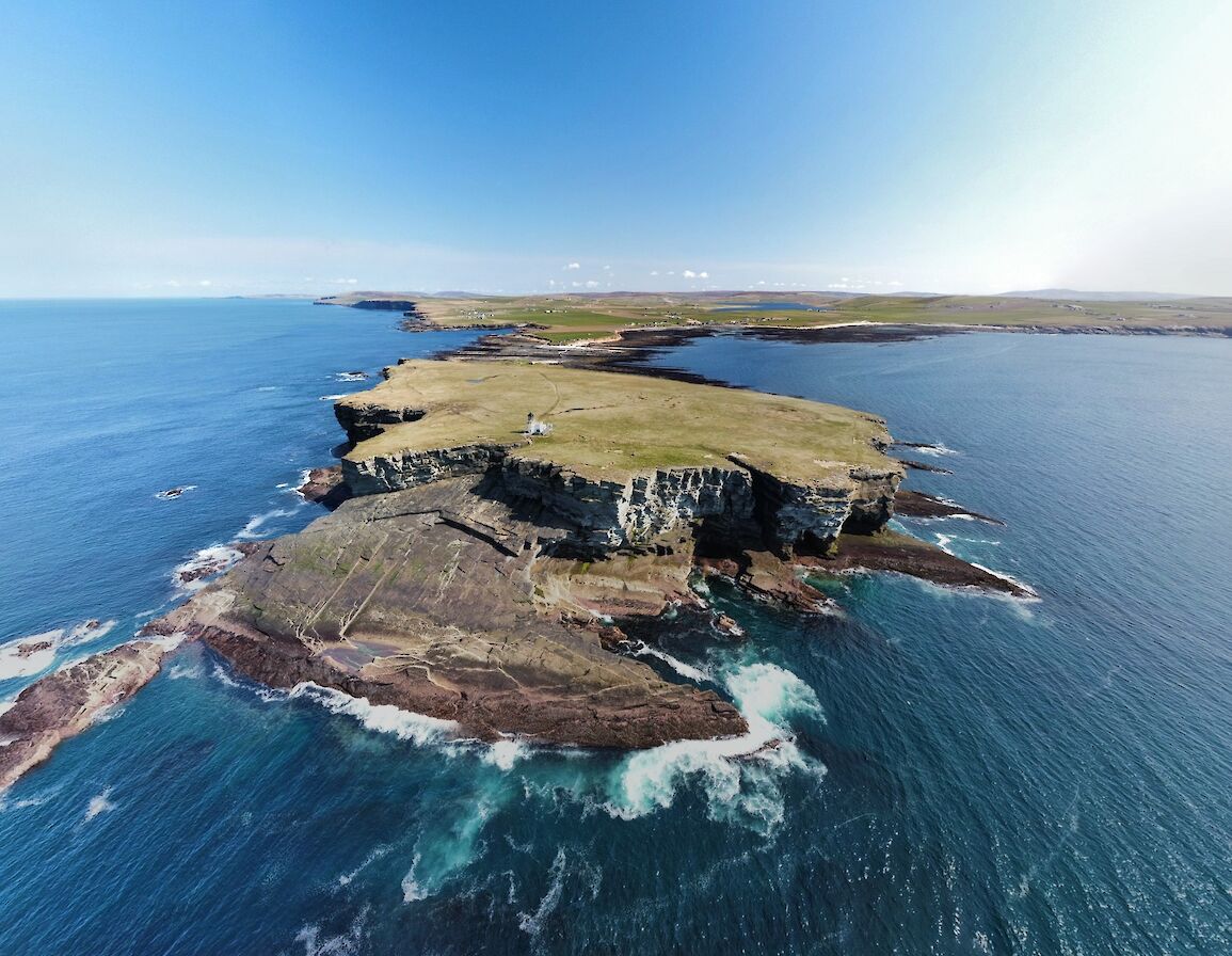 Looking east towards the Brough of Birsay, Orkney - image by Luke Evans
