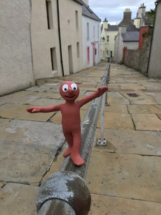 Visiting Stromness is a balancing act for Morph