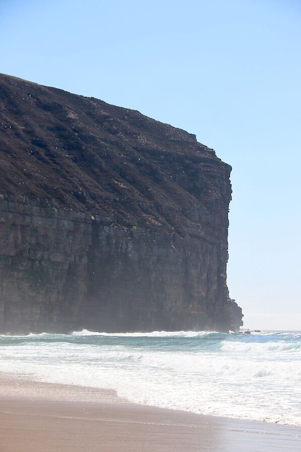 Cliffs at Rackwick, Orkney - image by Laura Cogle