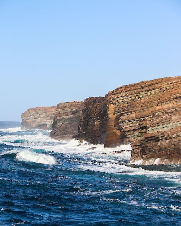 Cliffs at Yesnaby, Orkney - image by Laura Cogle