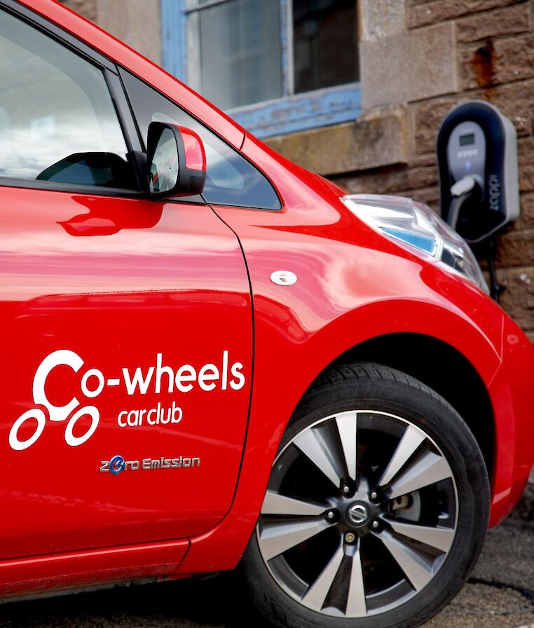 EVs available as part of the Co-wheels car club