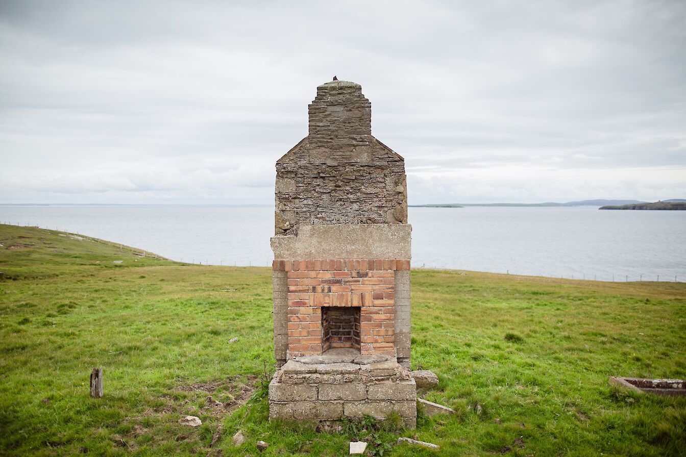 Remains of the Hoxa Battery at Hoxa Head, Orkney
