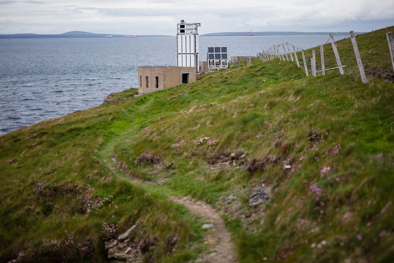 Lighthouse at Hoxa Head, Orkney