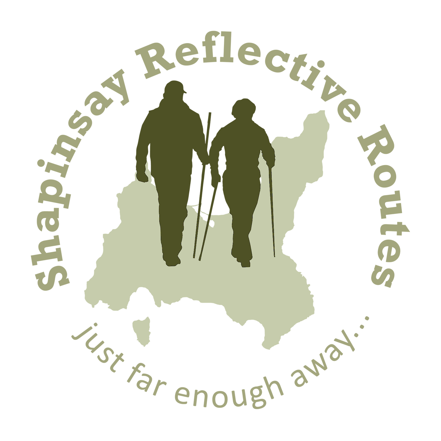 Shapinsay Reflective Routes Logo