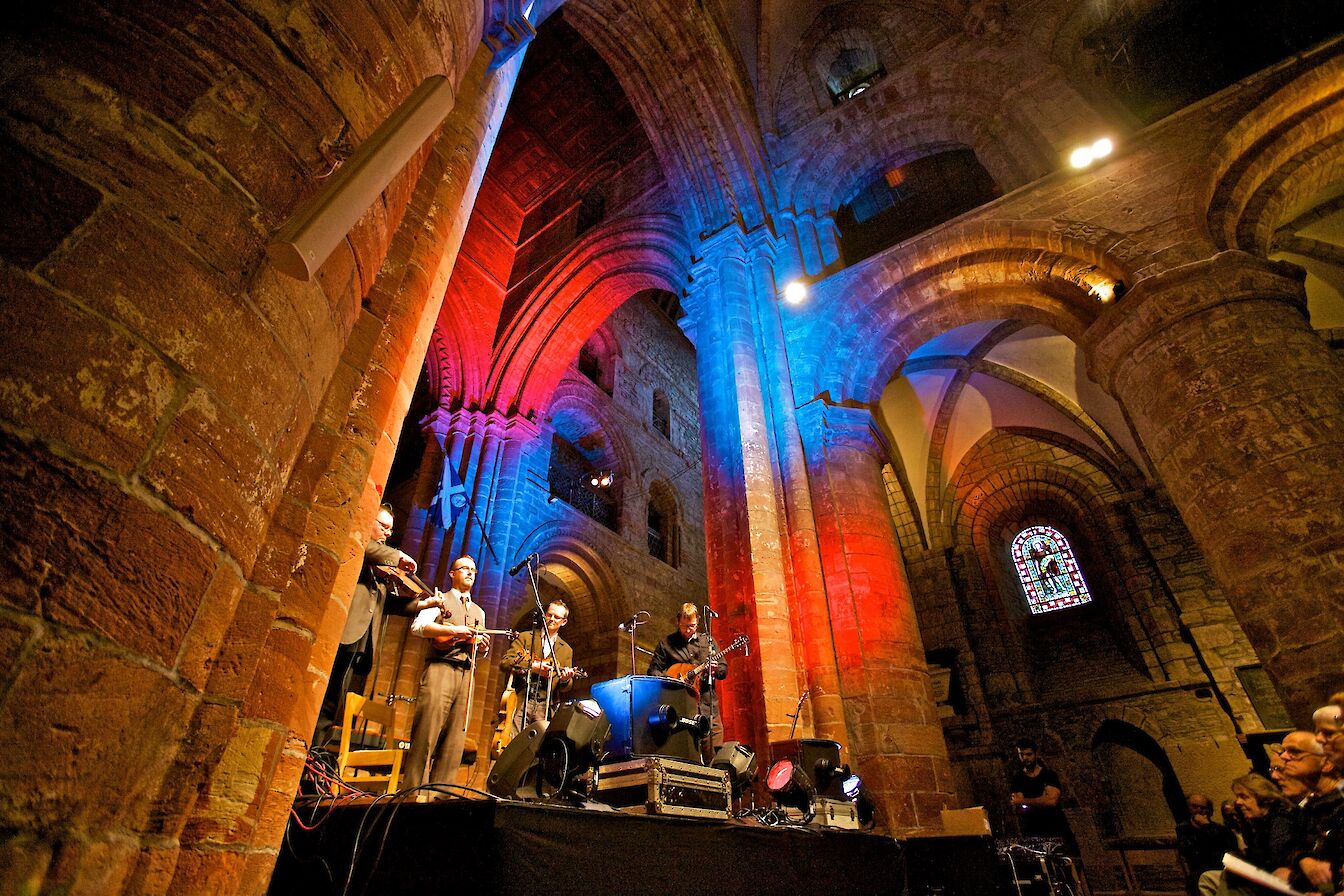Performance in St Magnus Cathedral, Orkney