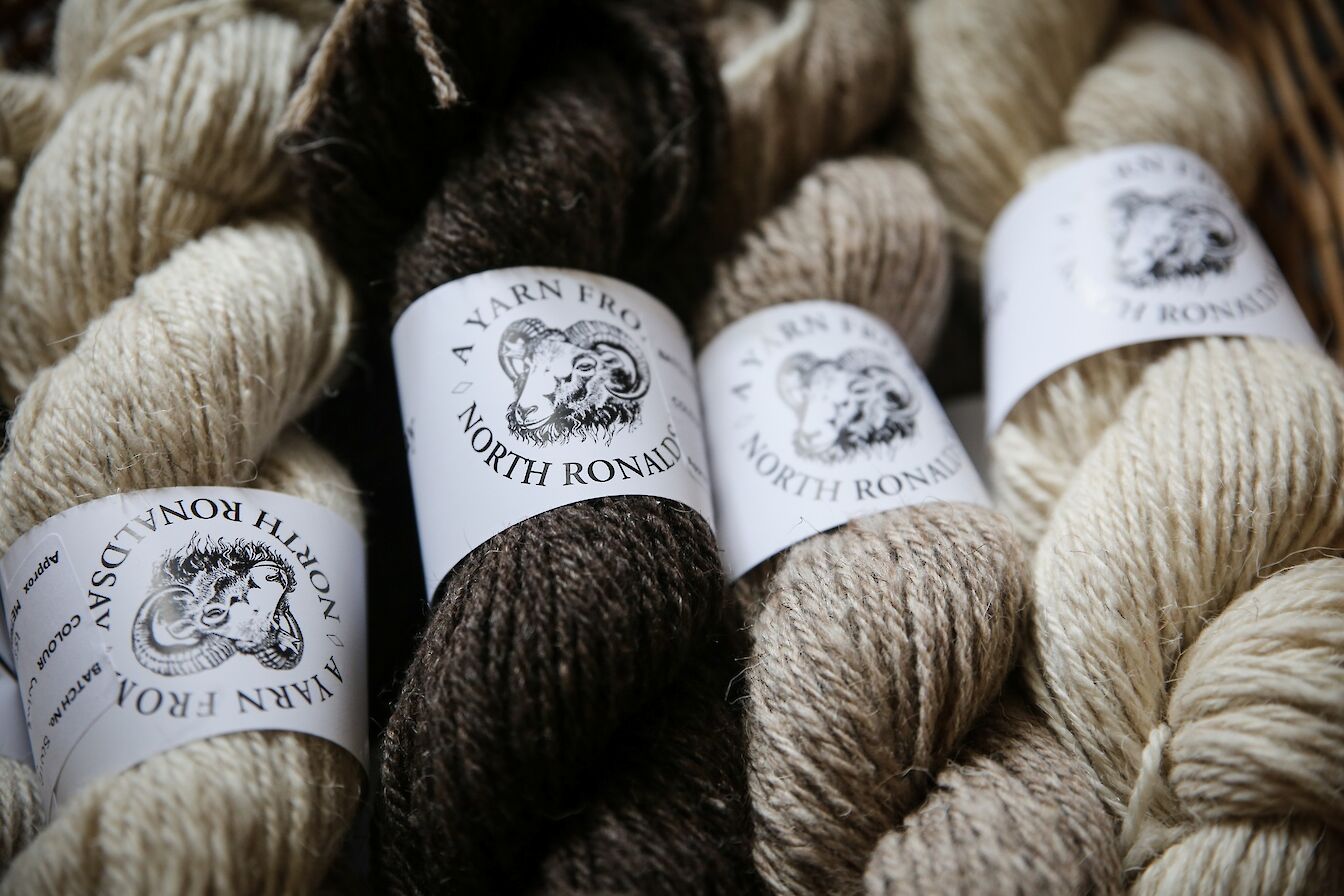 Wool from the North Ronaldsay Wool Mill