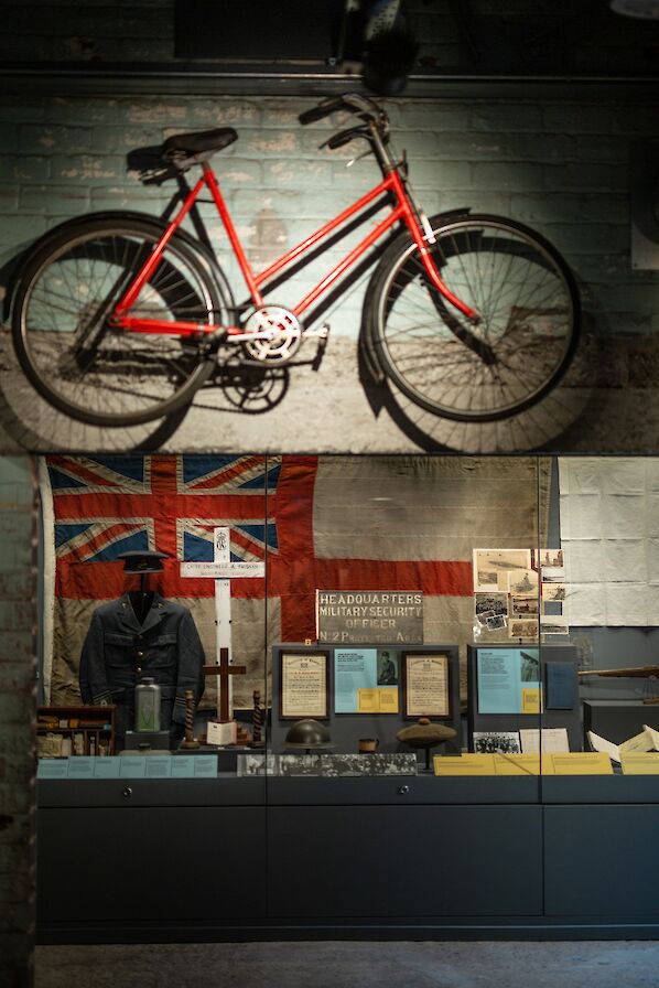 Some of the artefacts on display in the Scapa Flow Museum
