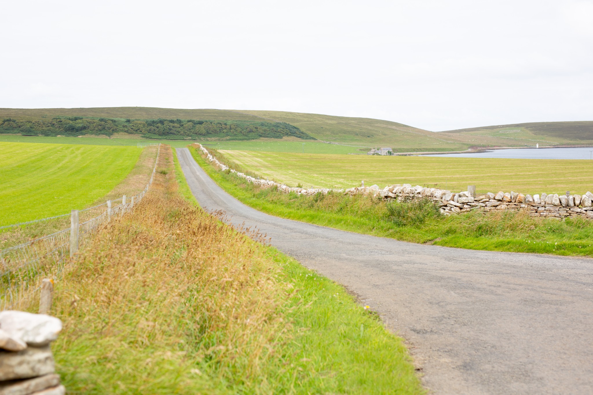 Heading home past Carrick House, Eday, Orkney
