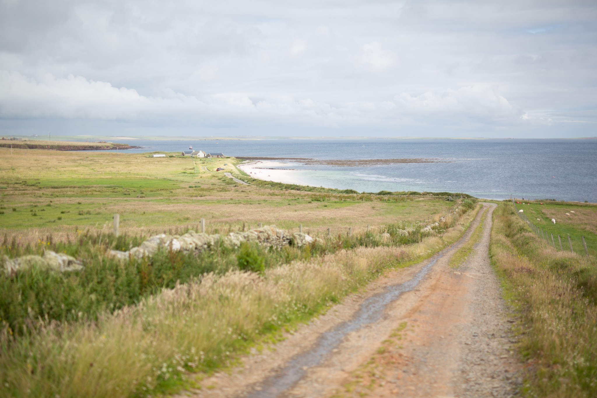 View towards the Bay of Greentoft, Eday, Orkney