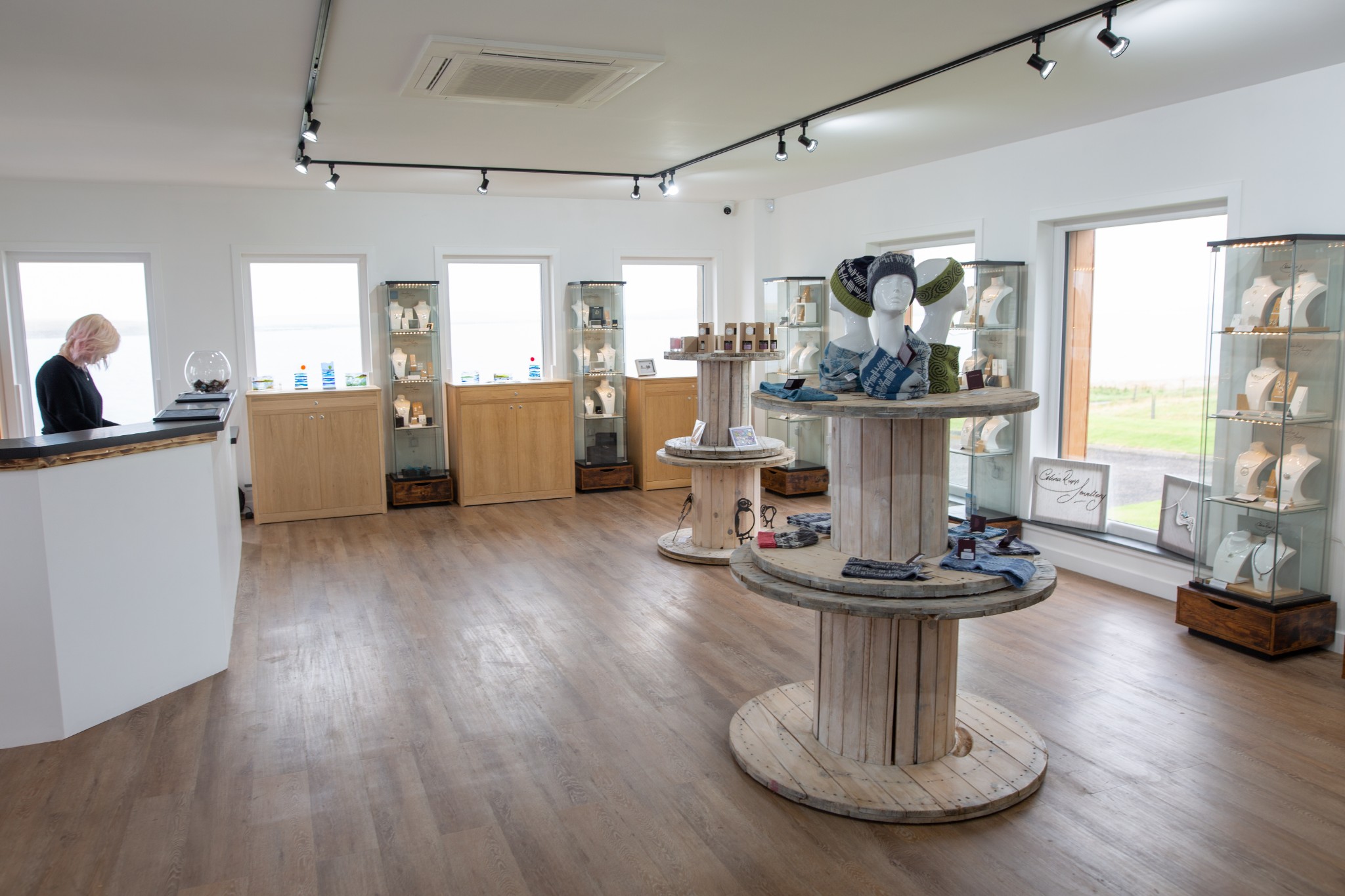 The gallery space at Celina Rupp Jewellery