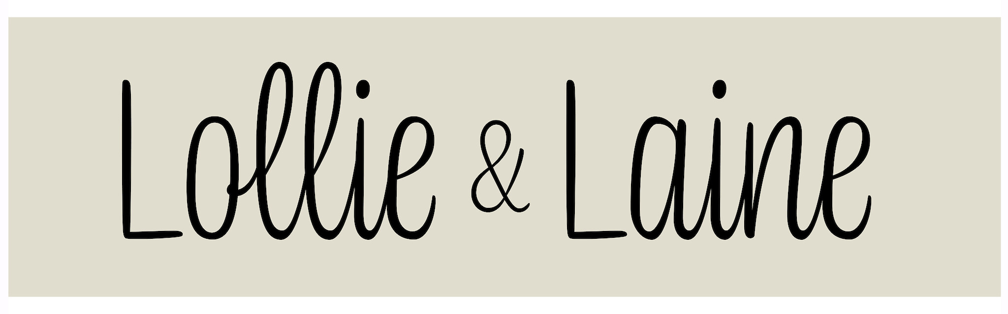 Lollie and Laine Logo