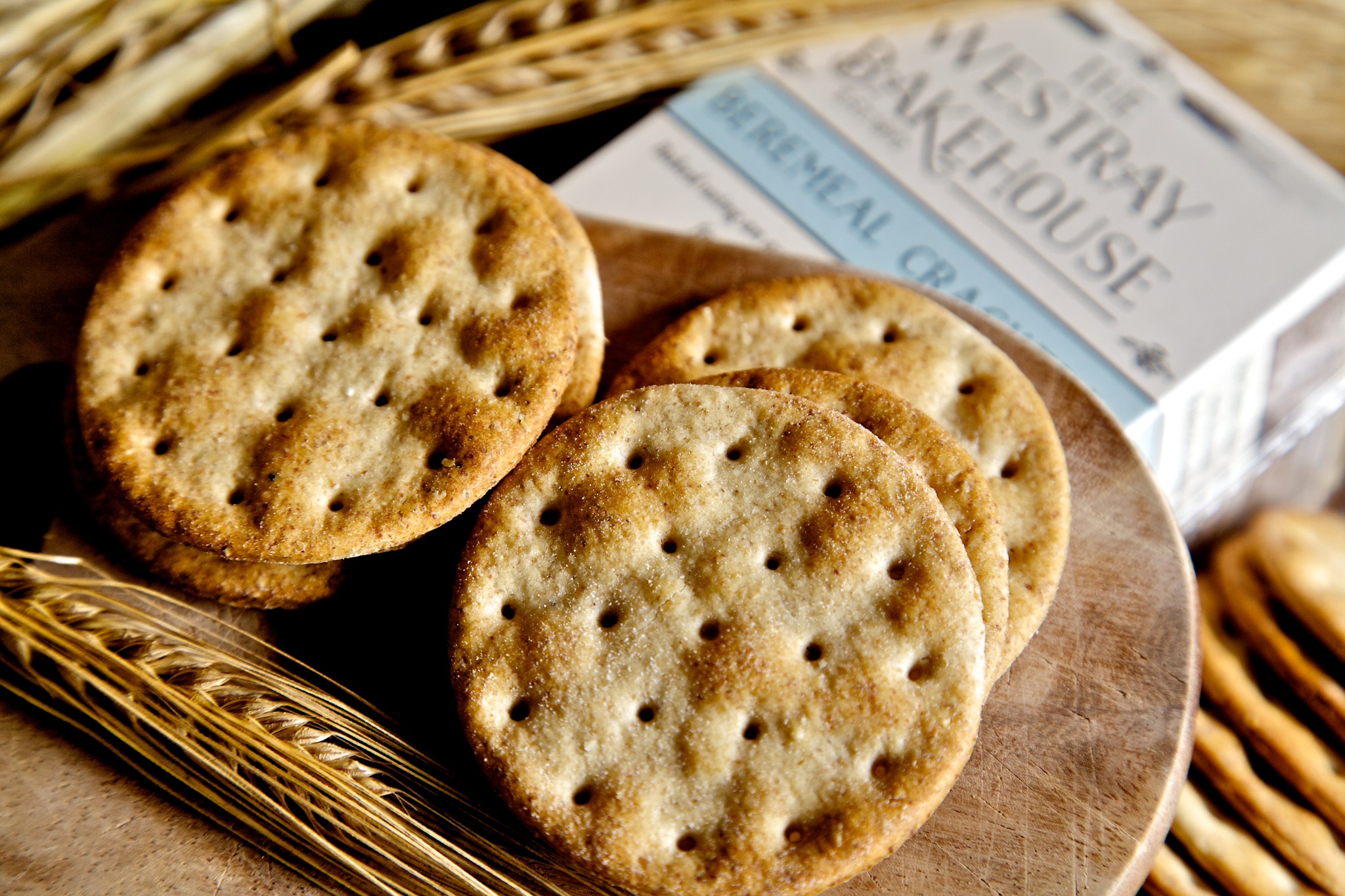 Beremeal crackers from the Westray Bakehouse