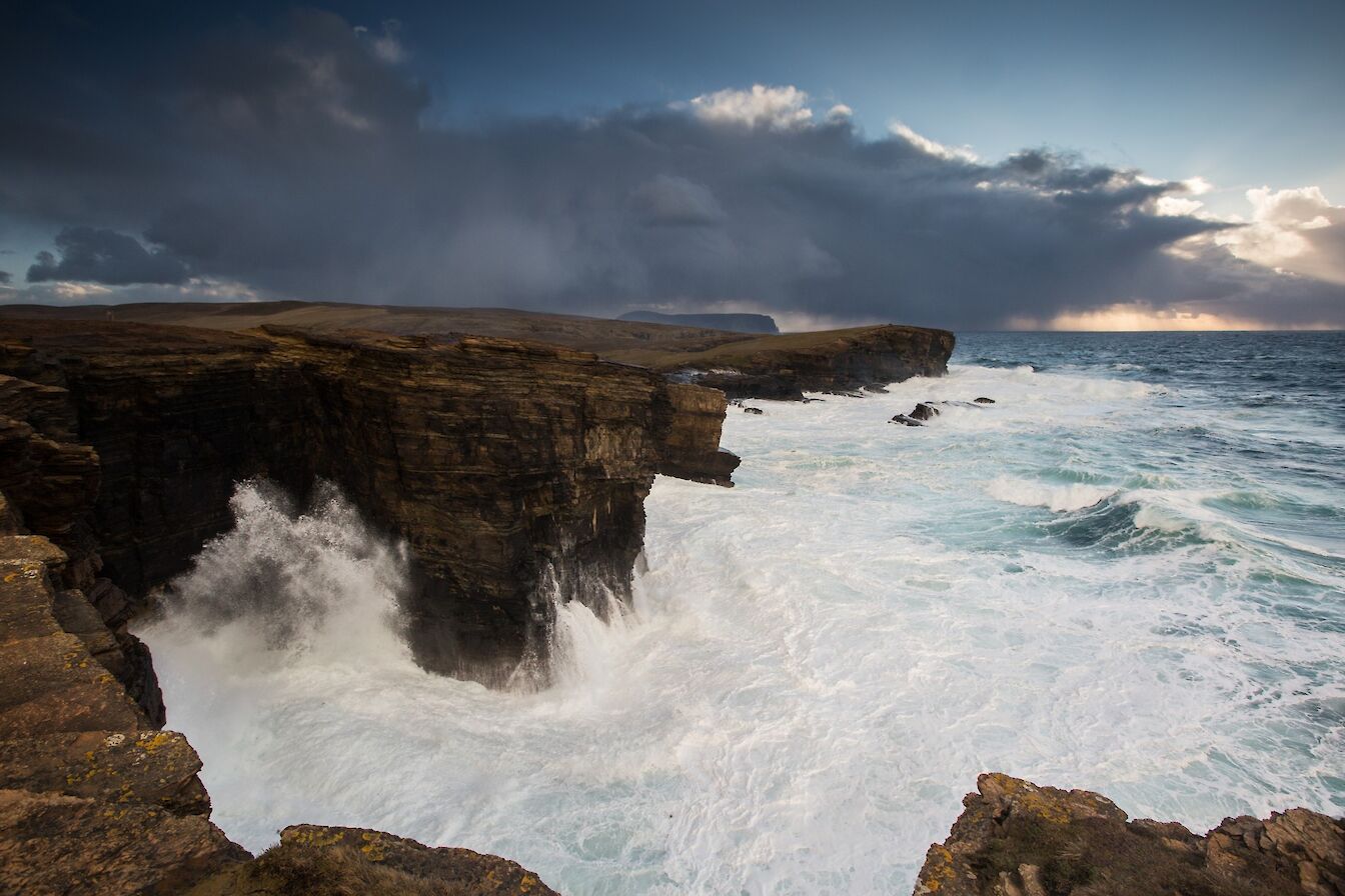 The cliffs at Yesnaby, Orkney