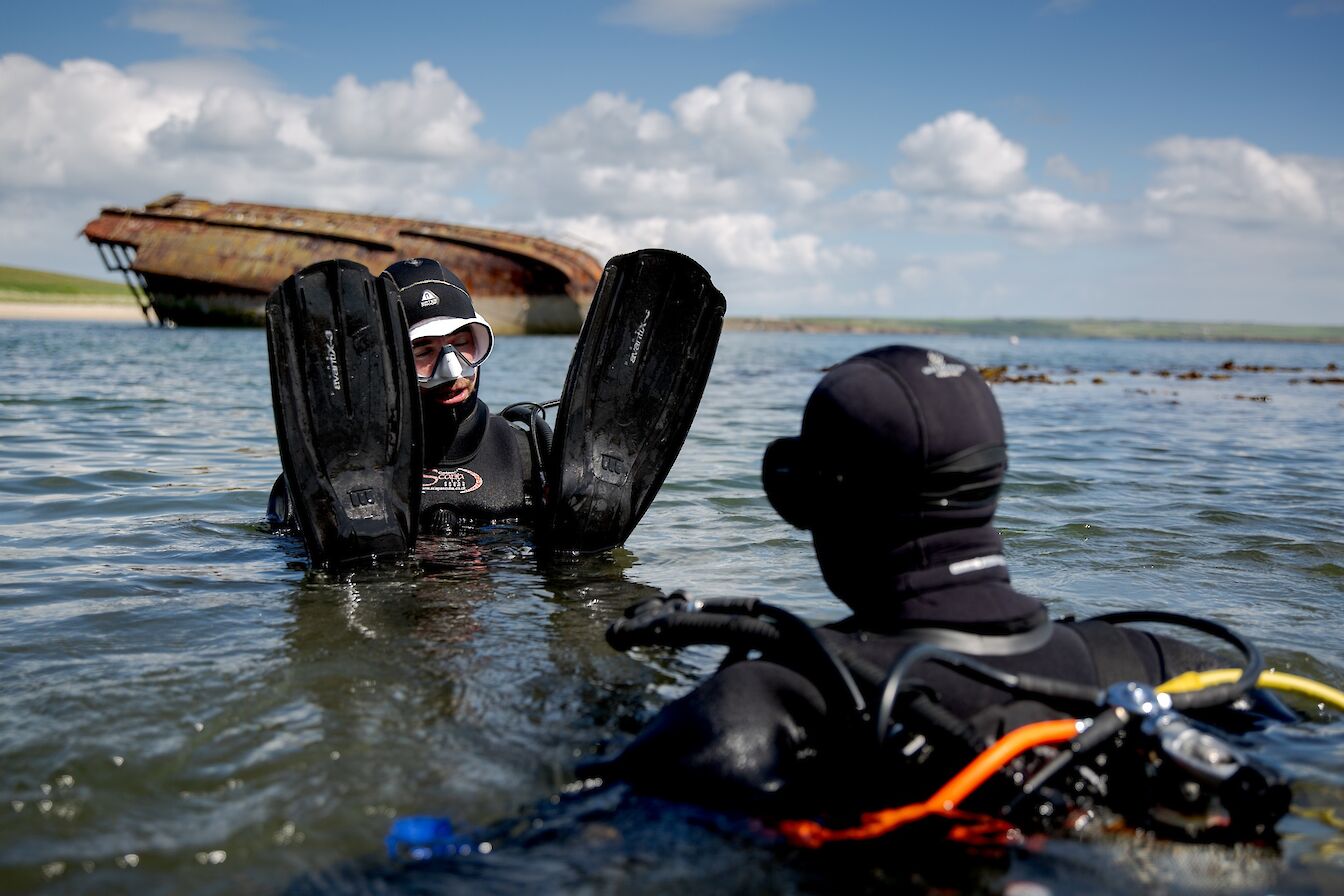 Discover Scuba Diving session, Orkney