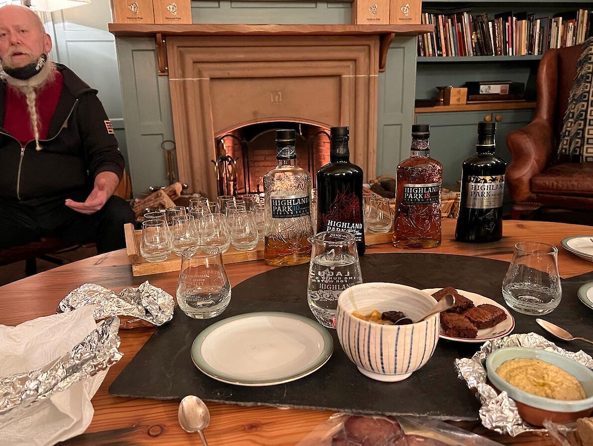 Whisky and food pairing at Highland Park, Orkney