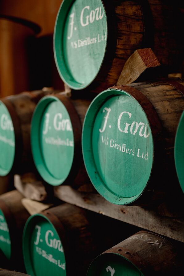 J. Gow Rum casks, Orkney