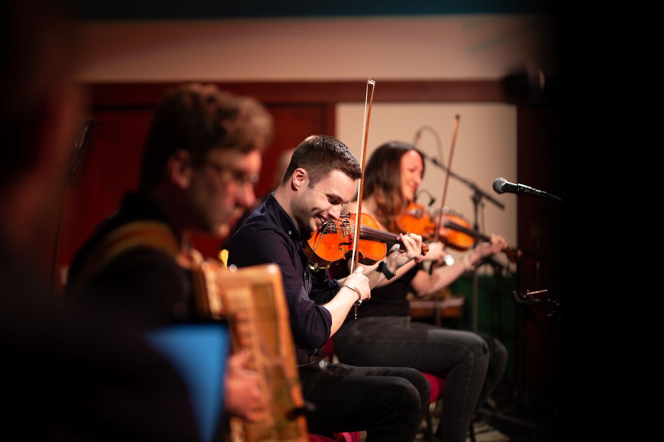 Performance at the 2022 Orkney Folk Festival