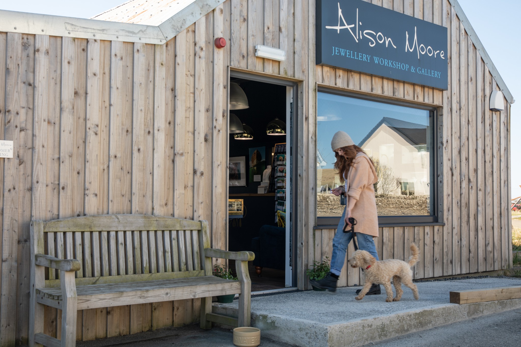 Alison Moore Designs is just one of Orkney's dog-friendly creative businesses