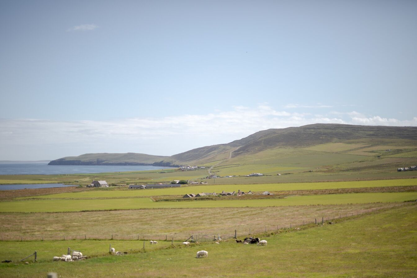 View up Kierfea Hill, Rousay, Orkney