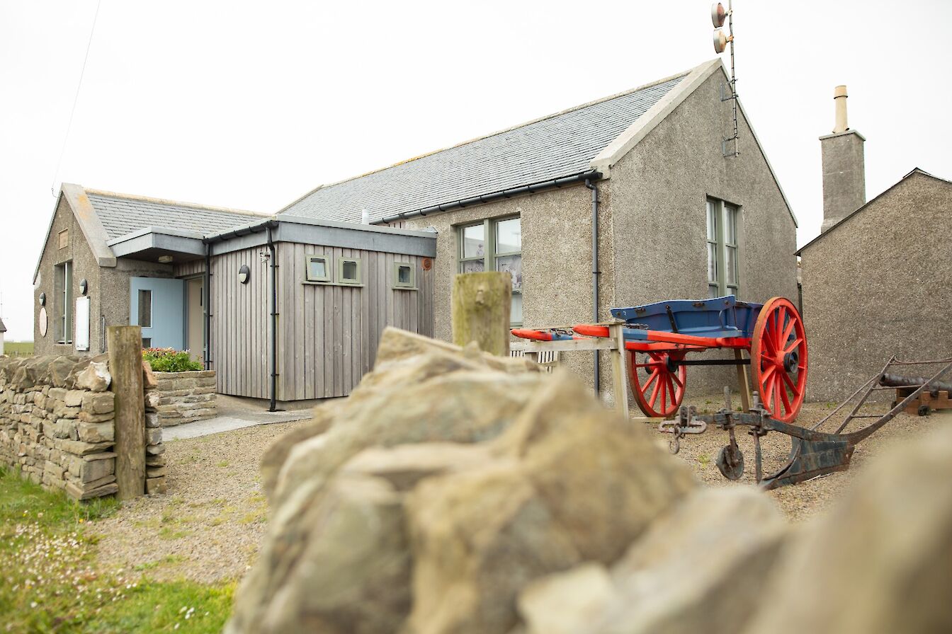 View of the Sanday Heritage Centre, Sanday, Orkney