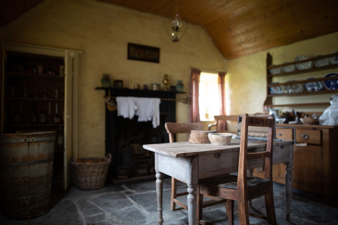 Inside the Croft House Museum at the Sanday Heritage Centre, Sanday, Orkney