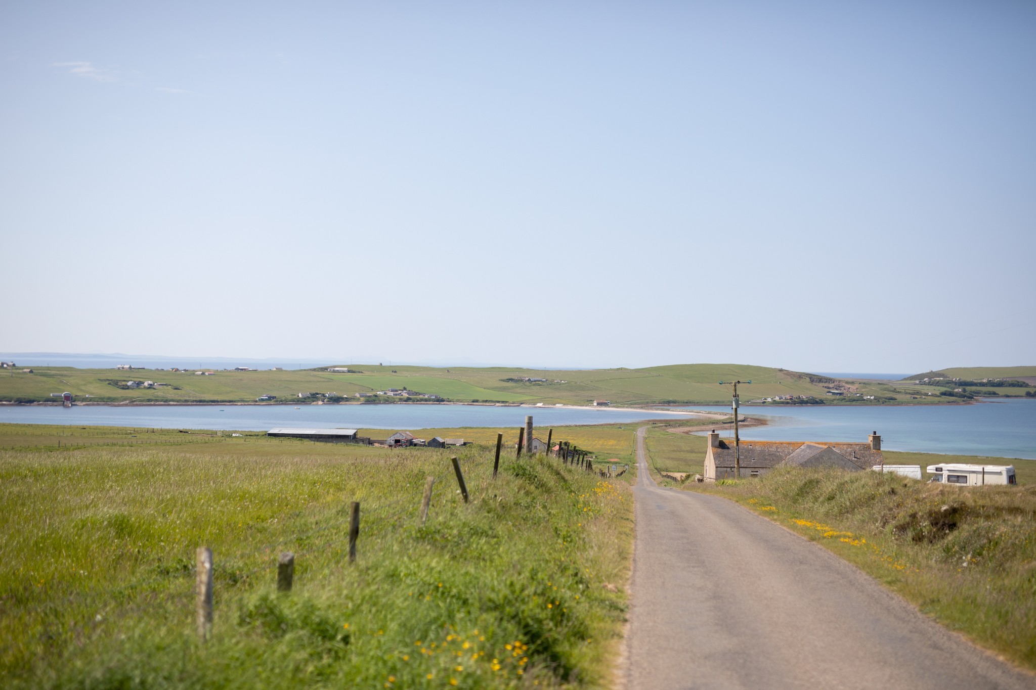 View over the Ayre, South Walls, Orkney