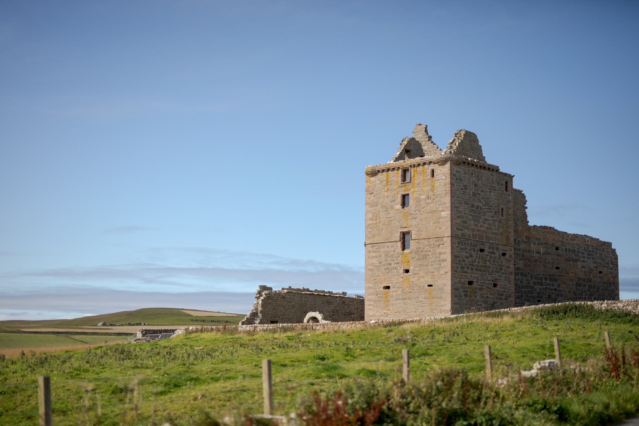 View of Noltland Castle, Westray, Orkney
