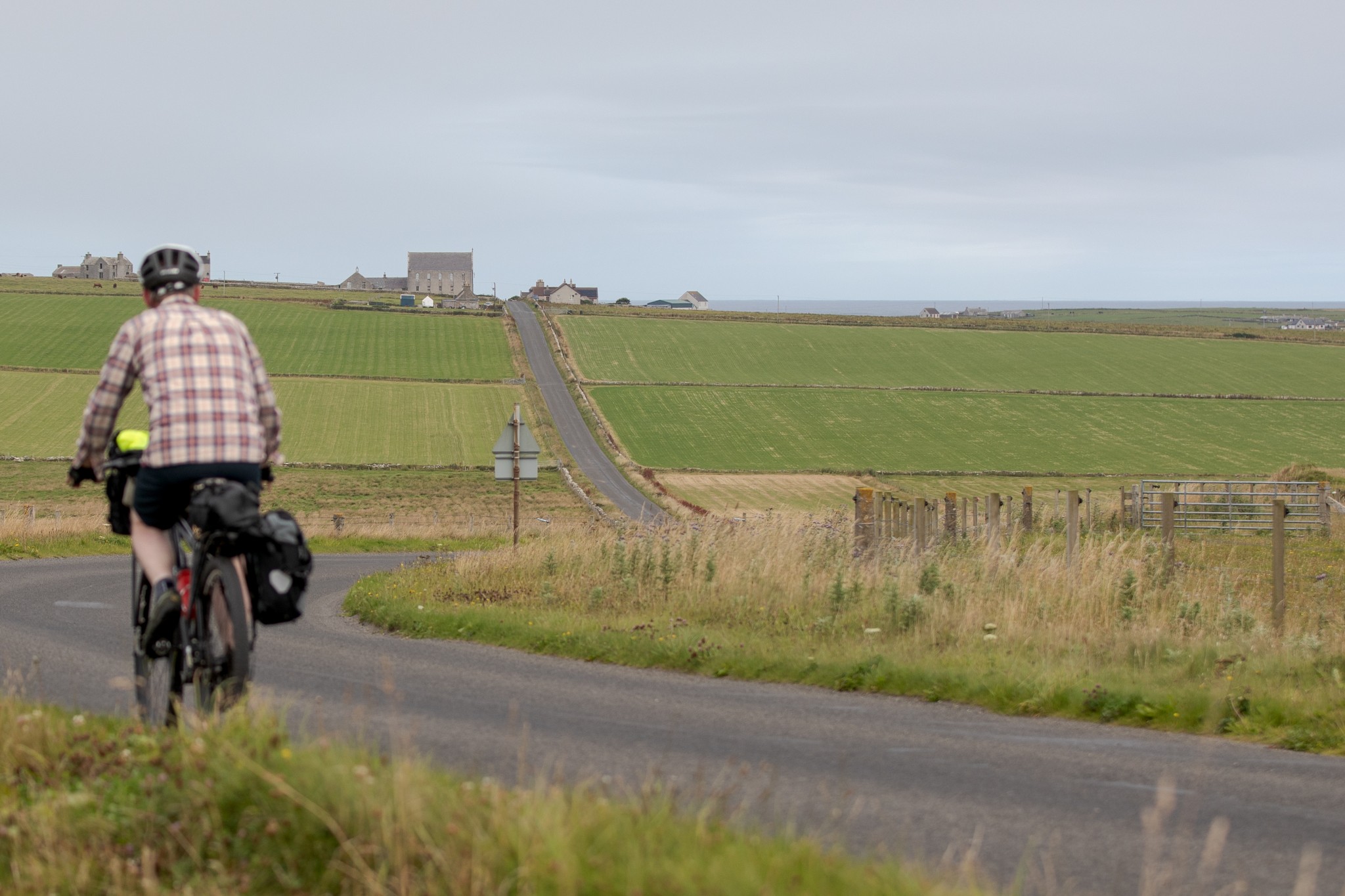 Cycling in Westray, Orkney