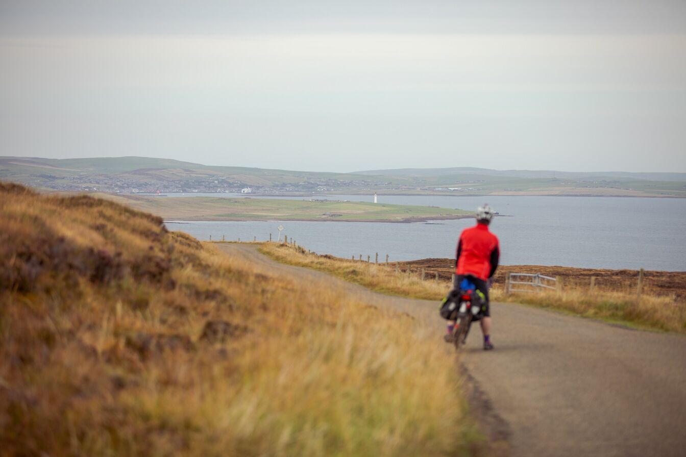 Part of the Hoy-on-Hoy cycle route, Hoy, Orkney