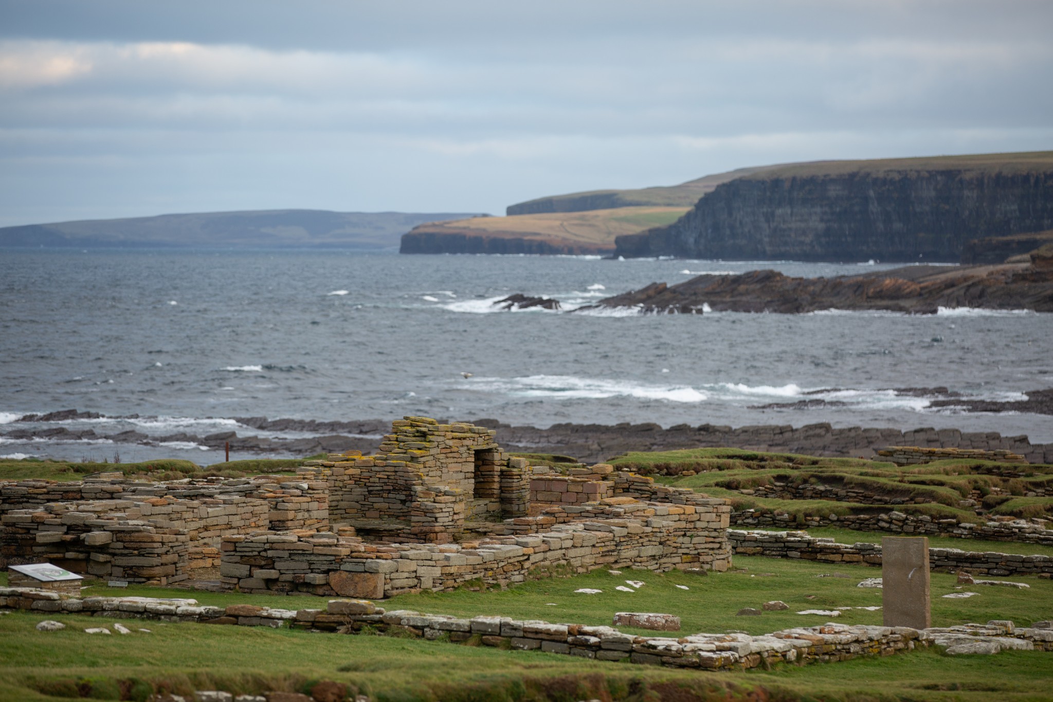 View towards the Orkney mainland from the Brough of Birsay, Orkney