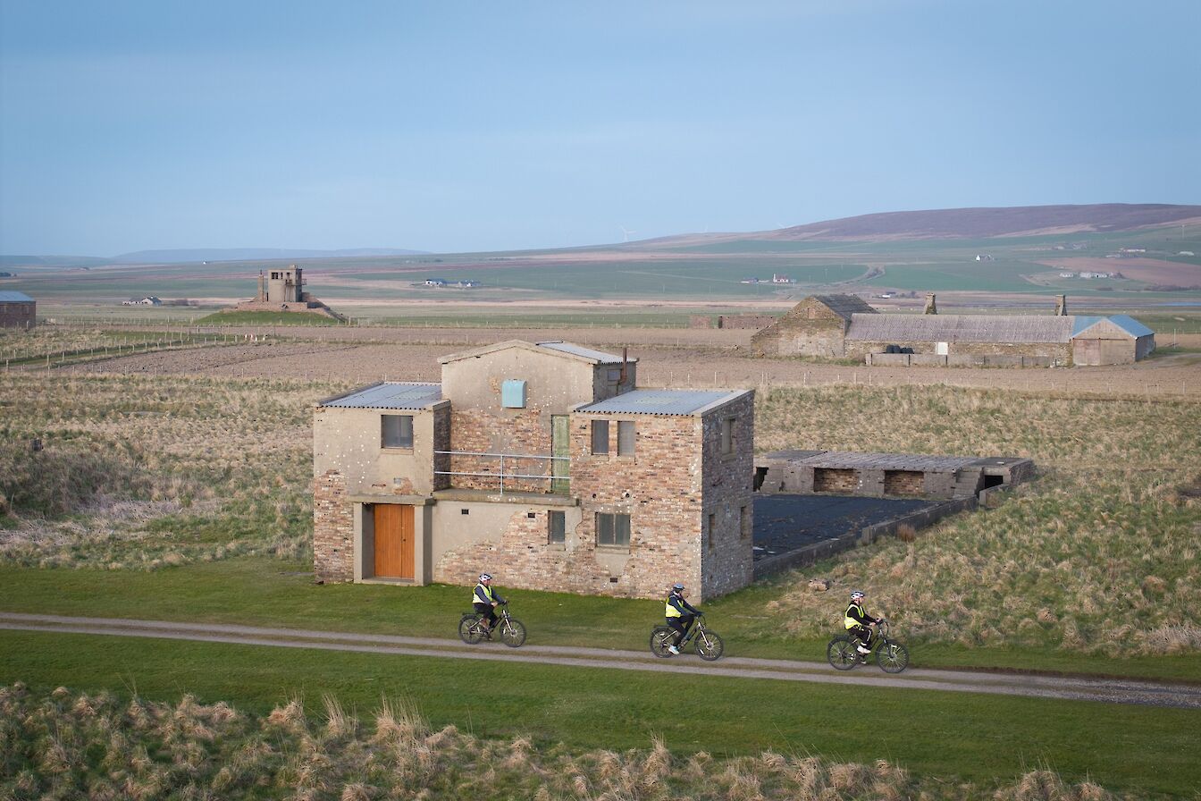 E-tour Orkney guided ride at HMS Tern, Orkney