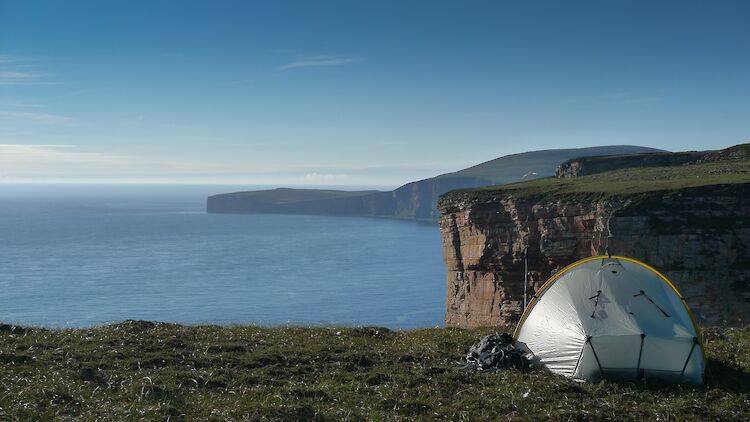 Camping in Hoy, Orkney