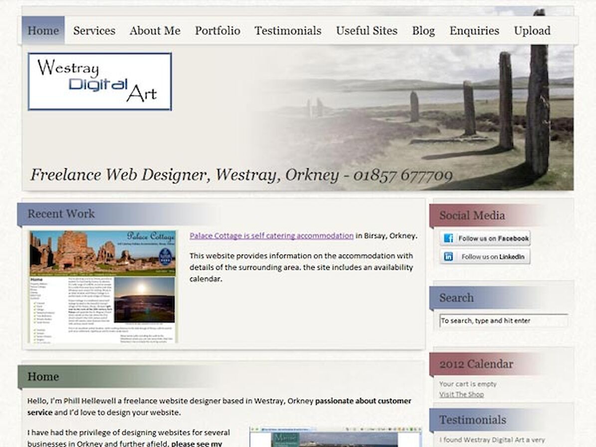 Westray Digital Art (web design)