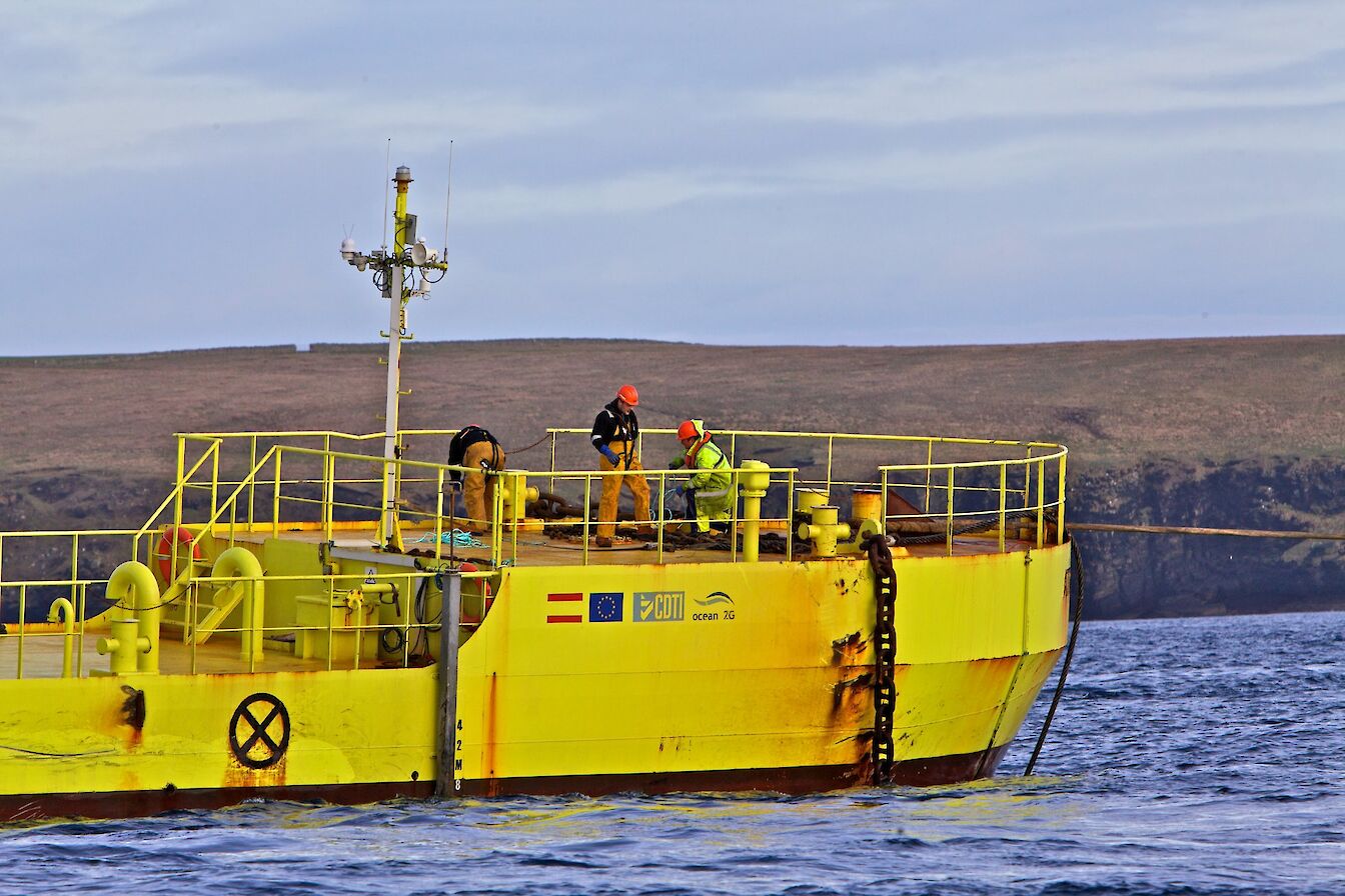 The 2MW ATIR device from Magallanes Renovables - image © Colin Keldie, courtesy Ocean_2G