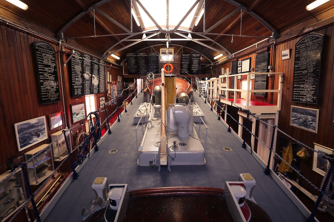 Inside the Longope Lifeboat Museum