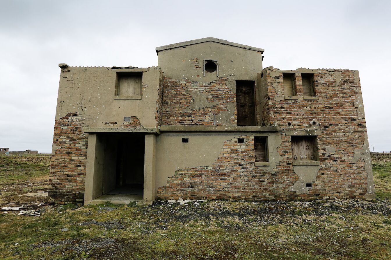 Part of the old buildings at HMS Tern, Orkney